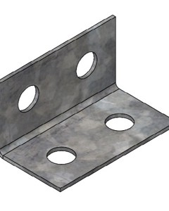 Profile L 55x55x2,70mm L=100mm